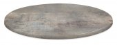 Blat stołowy BETON, Topalit, blat drewniany, okrągły, średnica 60 cm, marmur, betonowy, XIRBI 78445